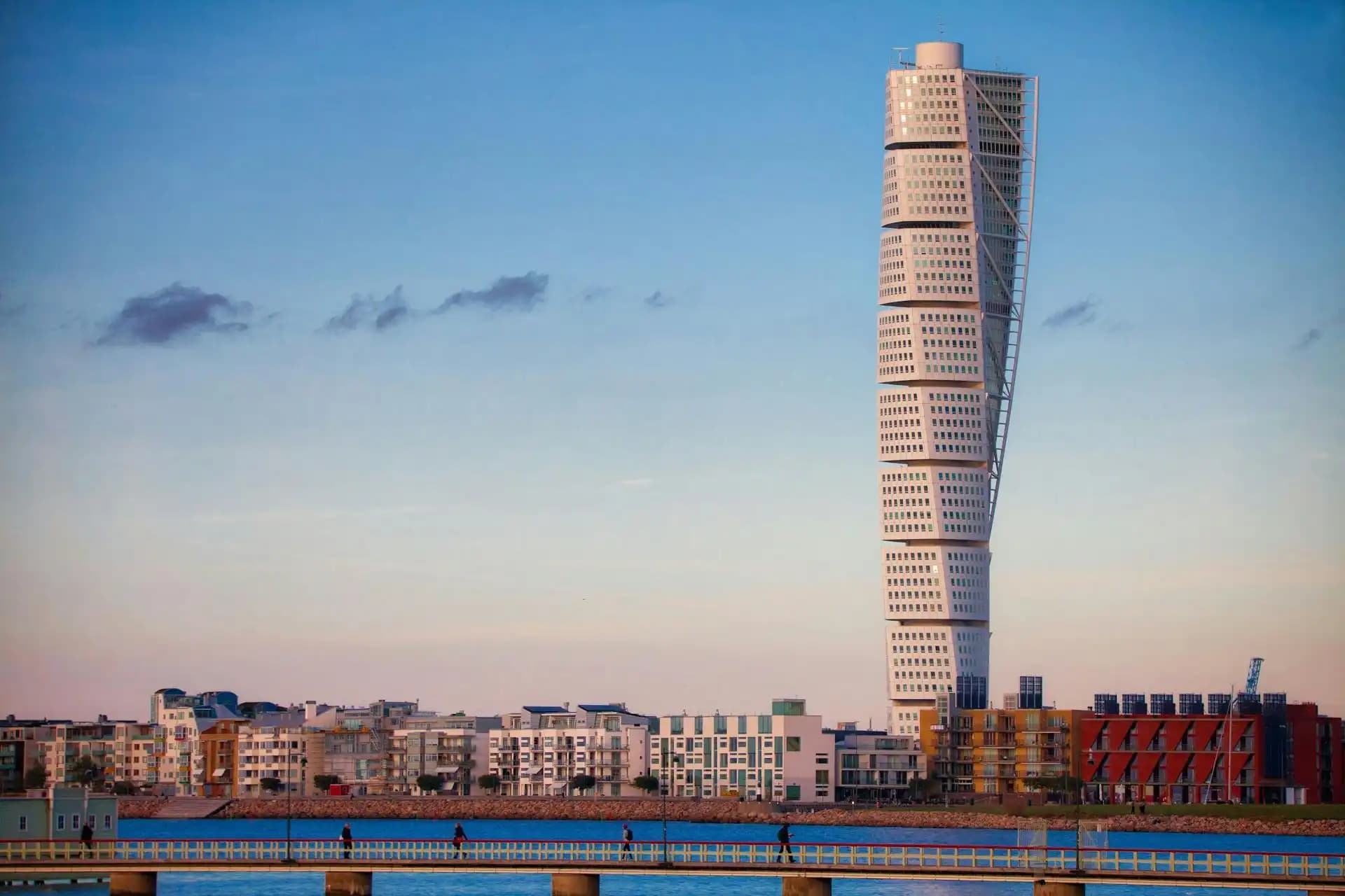 Miljöbild Malmö Turning Torso