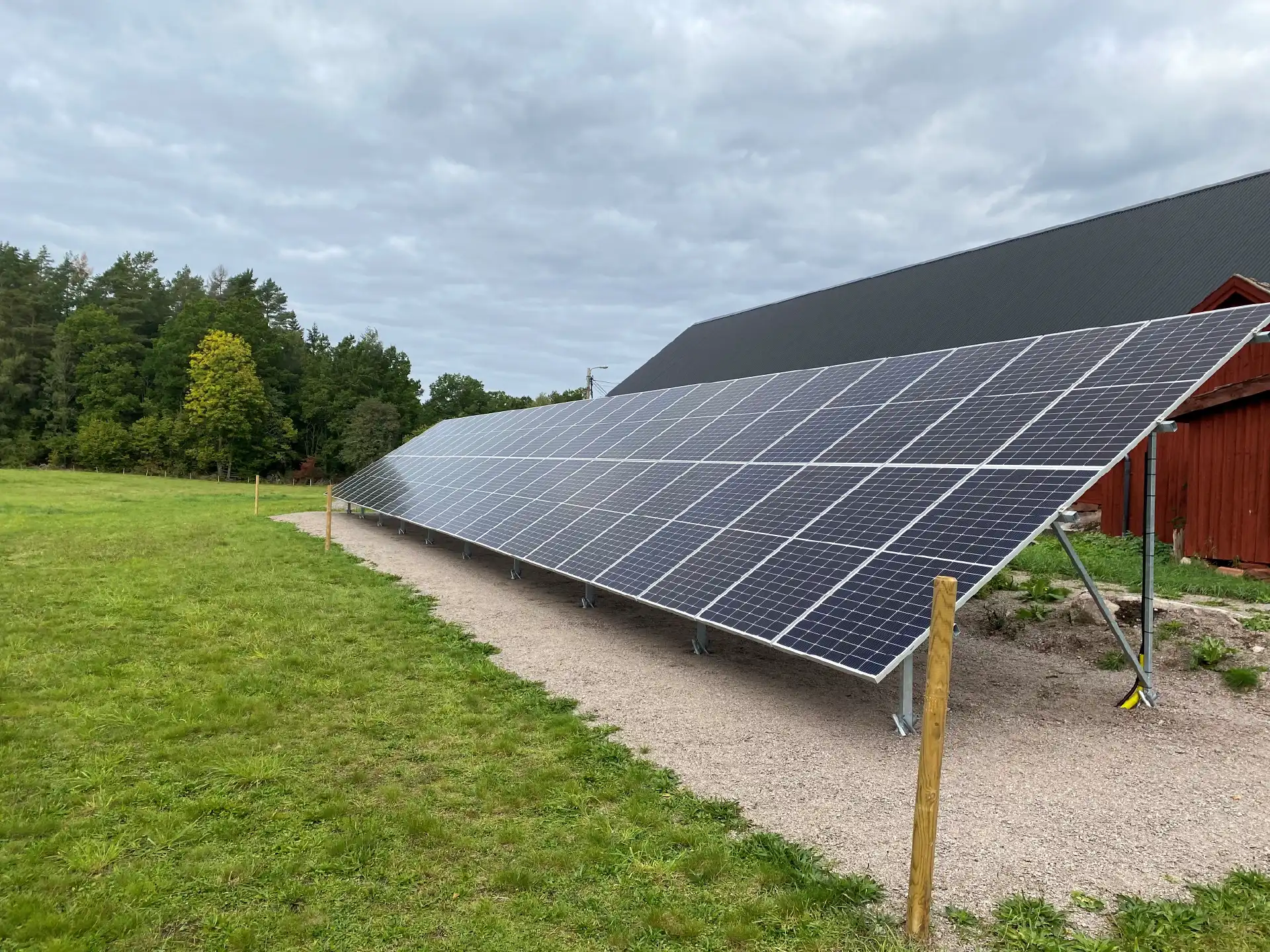 Markanlagda solceller