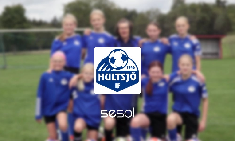 Lagbild på Eskilstuna FC med deras logo