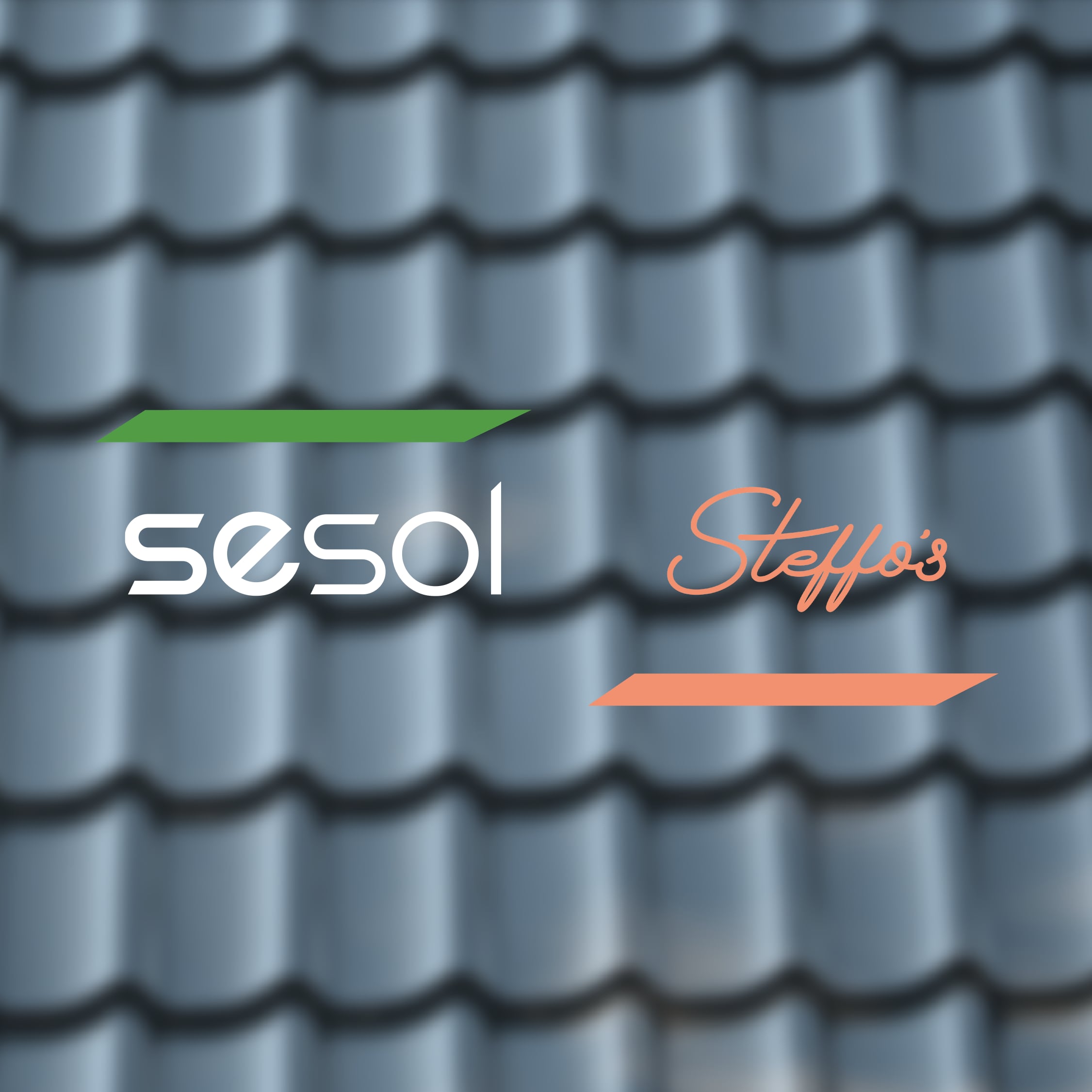 Soligt tak med sesol och Steffos logo
