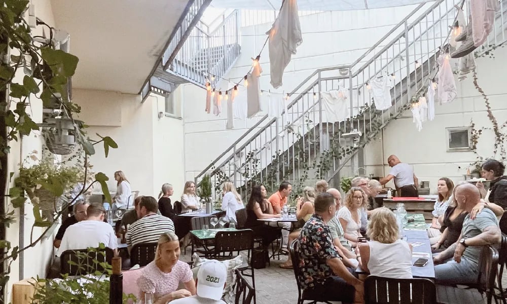 Bild i restaurang hos Amici