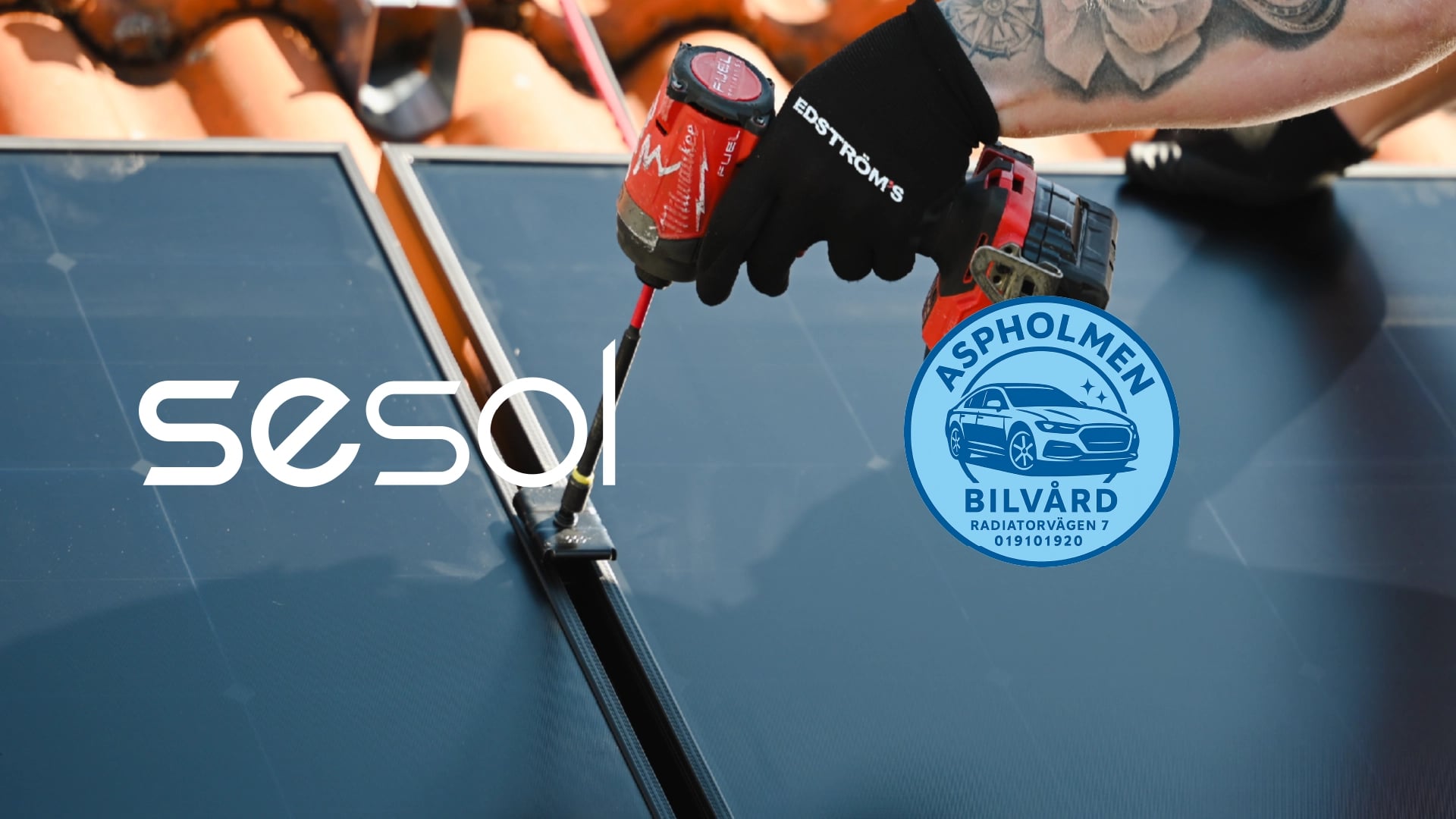 Sesol och Aspholmen bilvård logga