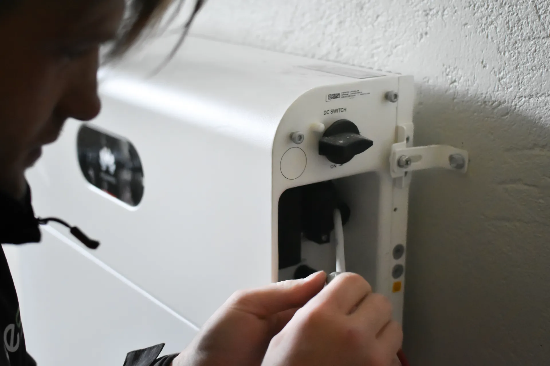 Inkoppling av Huawei solcellsbatteri Luna 2000