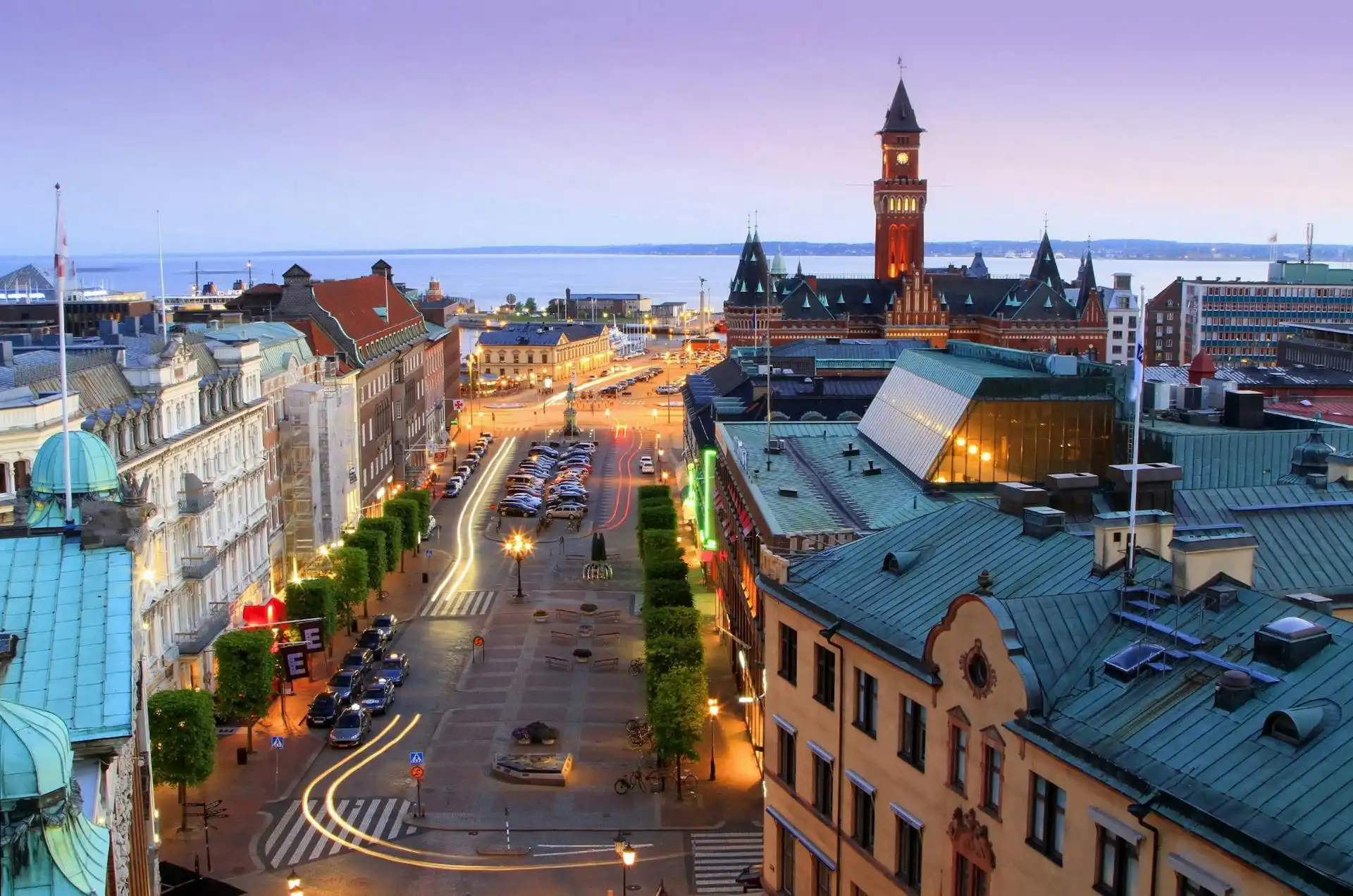 Miljöbild Helsingborgs centrum