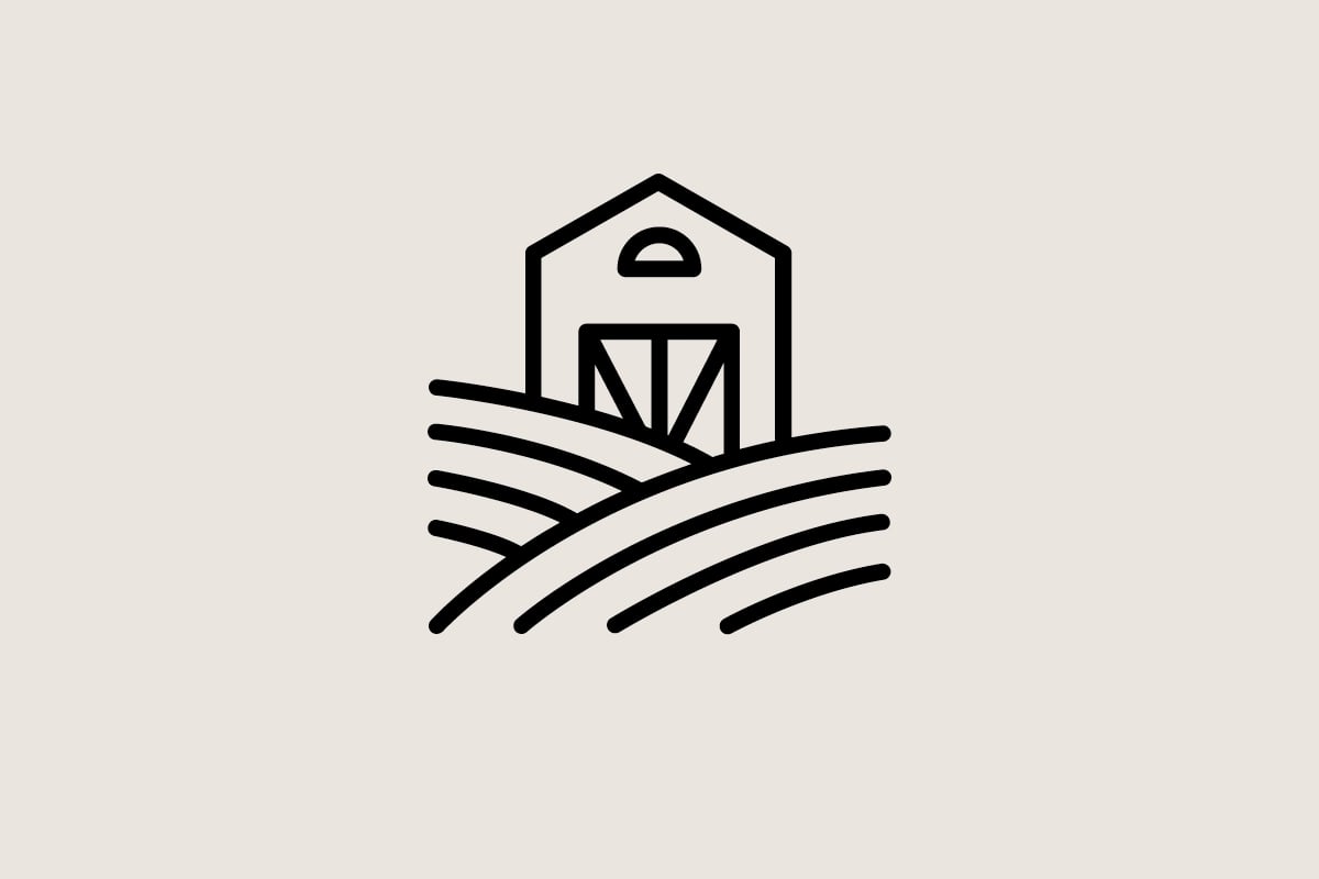 Illustration av lantbruk