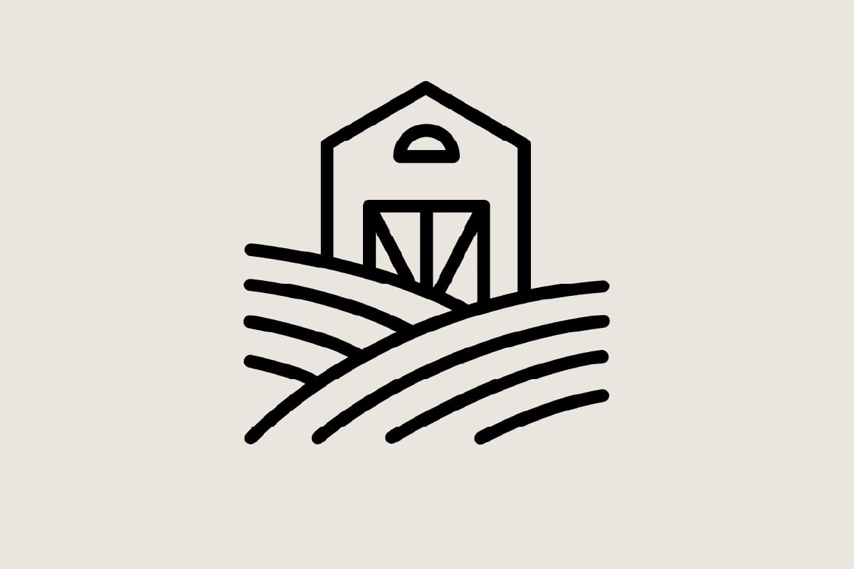 Illustration av lantbruk