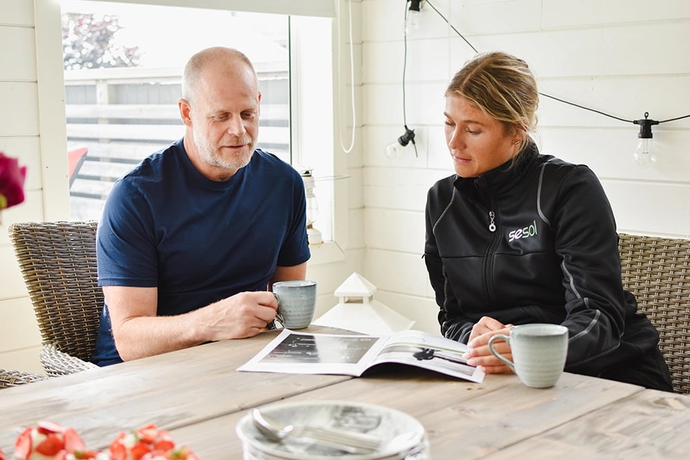 Kundmöte med genomgång av solceller